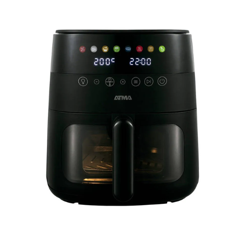 Freidora de Aire Atma con Visor 6Lts - Negra