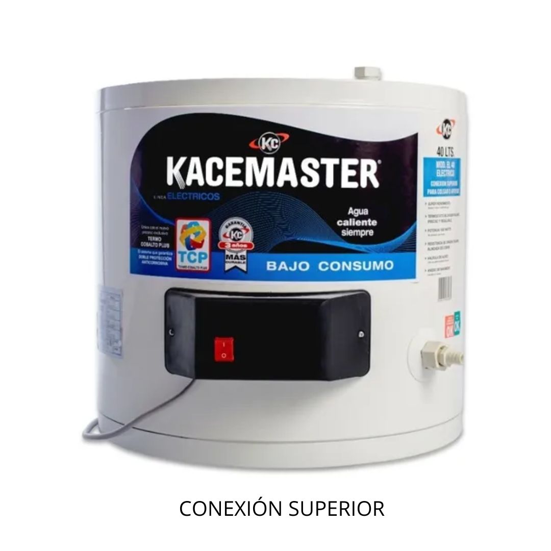 Termotanque Eléctrico Kacemaster 40 Litros Bajo Consumo