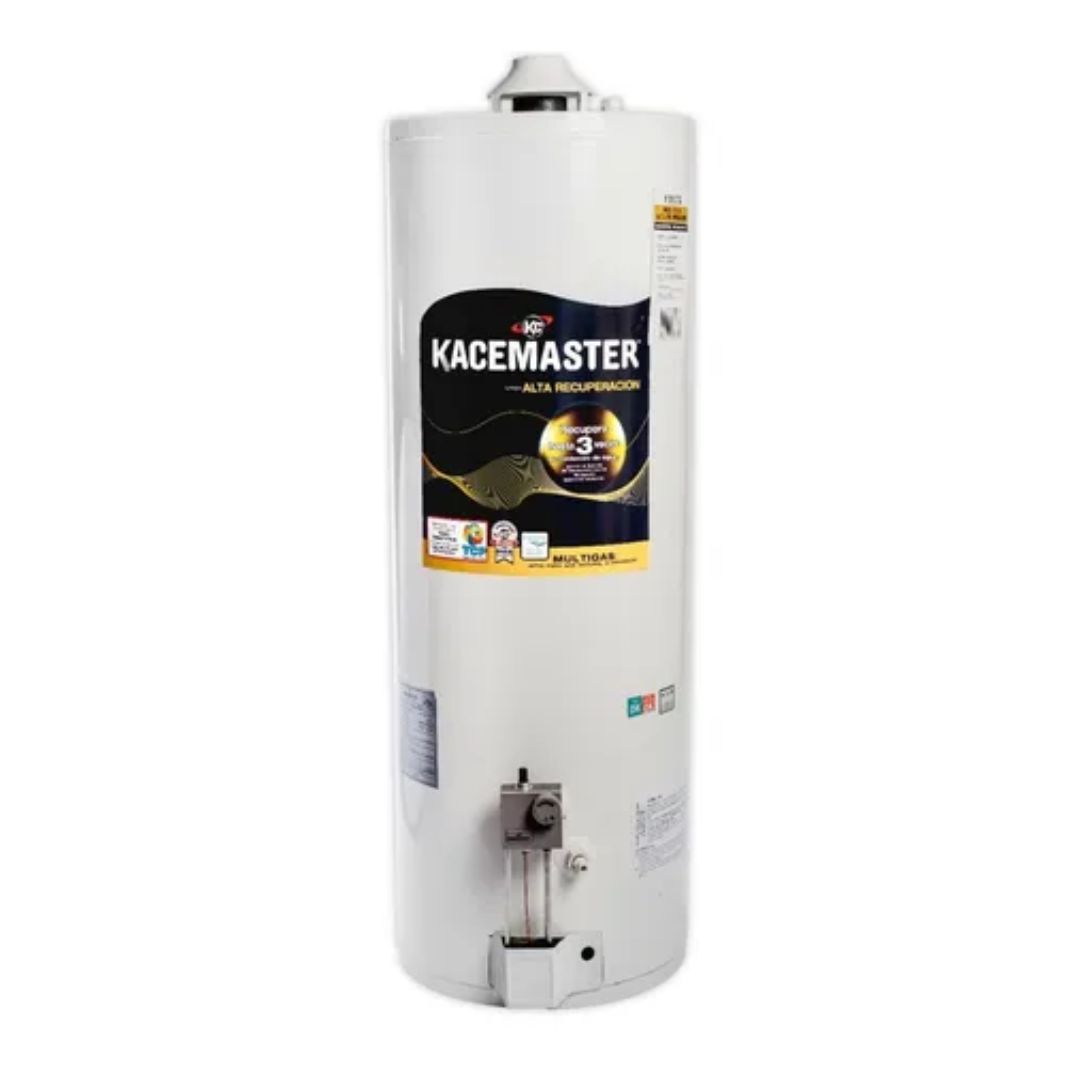 Termotanque A Gas Kacemaster 110 Lts Alta Recuperacion Color Blanco 
