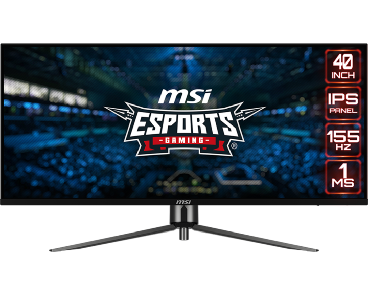 Monitor Gamer MSI 40" MAG401QR 3440x1440 155Hz 1ms