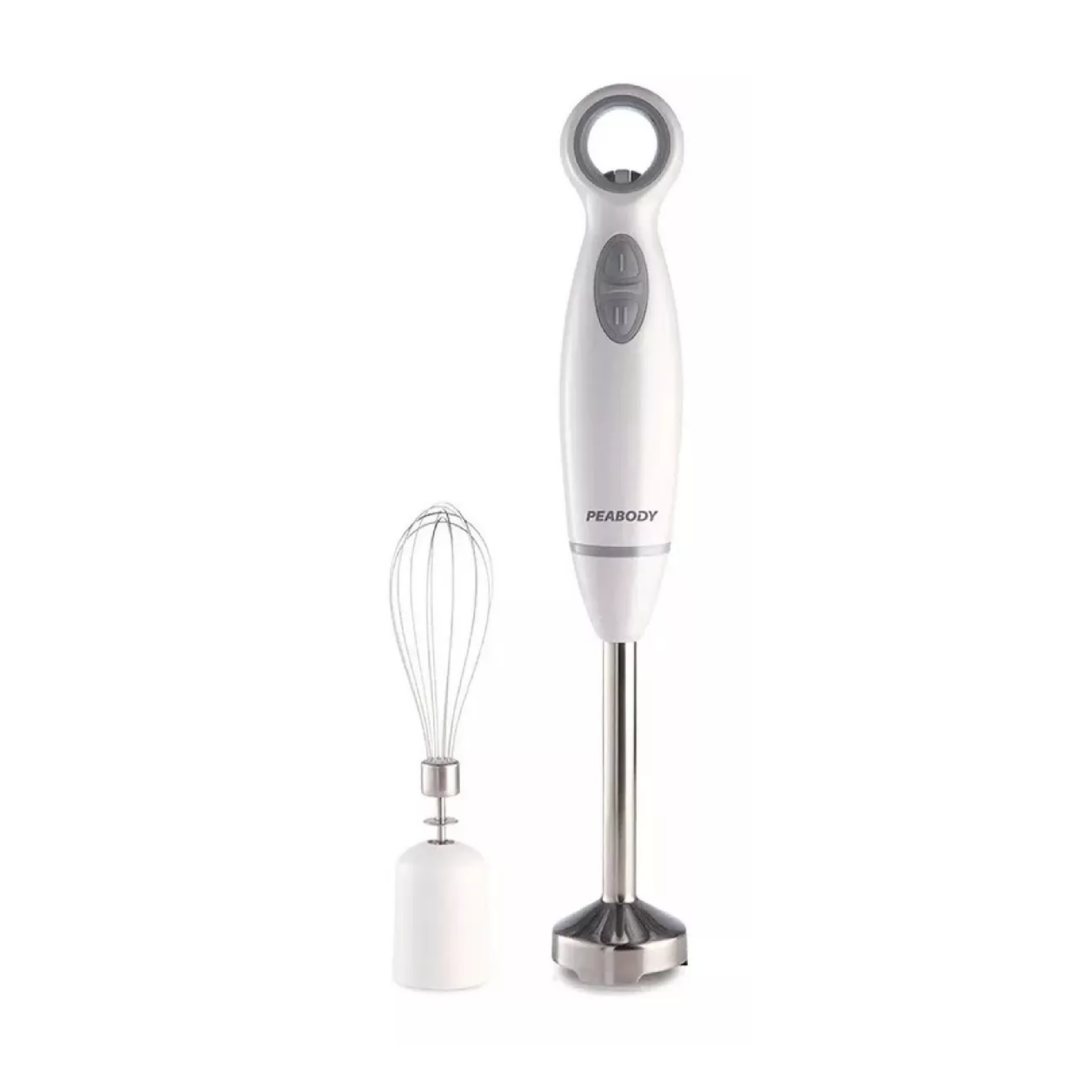 Licuadora de Mano Peabody con Accesorios - 600w - Blanco