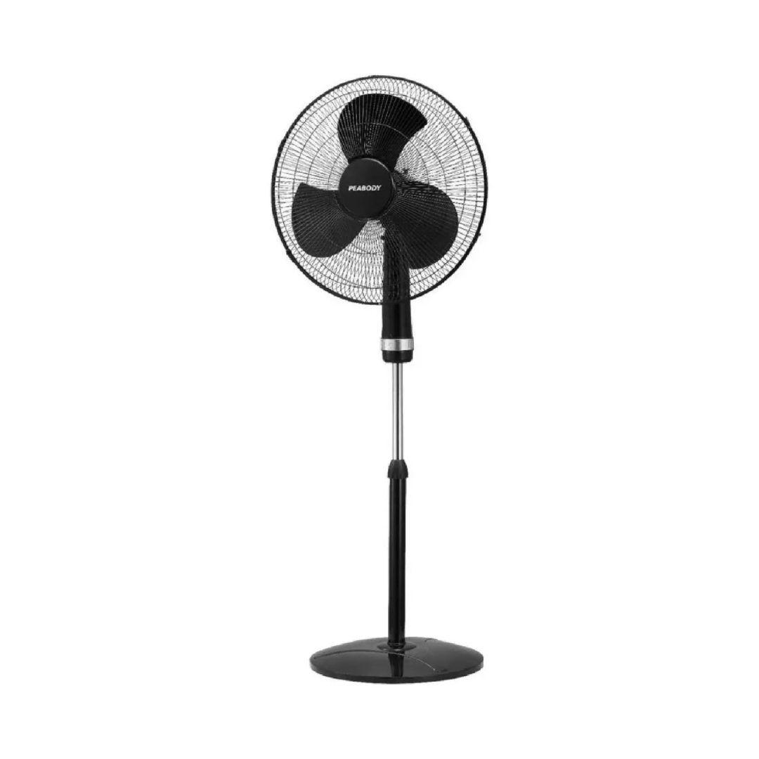 Ventilador De Pie 3 Velocidades Peabody Negro